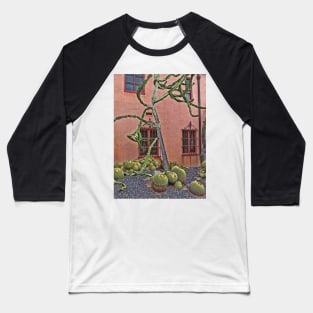 Outside the Museum Baseball T-Shirt